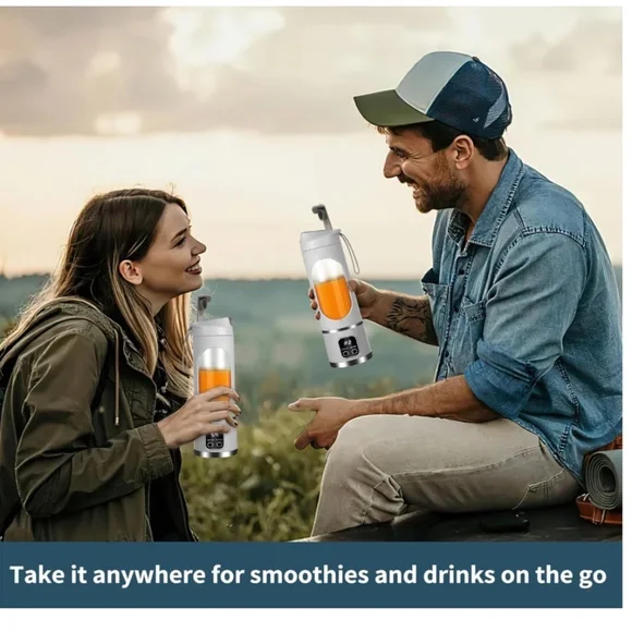 P984 Portable Premium Smoothie Shakes Blender 15oz Rechargeable - Picture 3 of 5